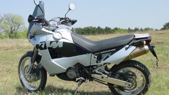 Big KTM adventure bike