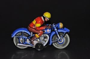Vintage motorcycle toy