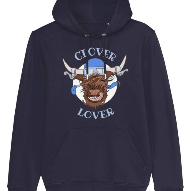Clover Lover – Unisex Hoodie (French Navy)
