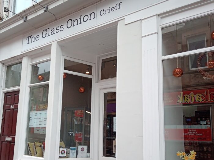 The Glass Onion / Chocolate Galley In Crieff Is Motorcycle Rider Friendly