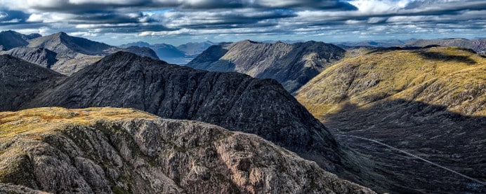 See Glencoe and other beautiful locations in Scotland by motorbike on the Crieff Cloverleaf.