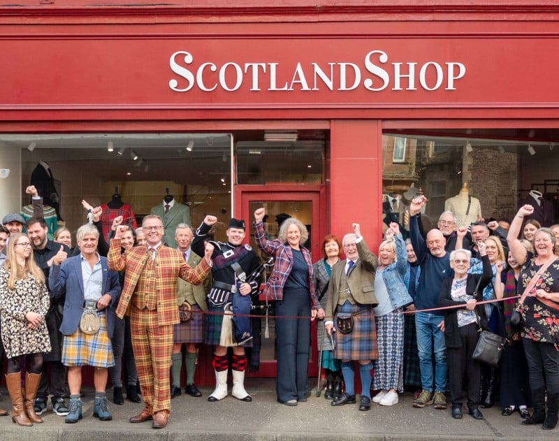 Our friends at ScotlandShop on the Crieff High Street.