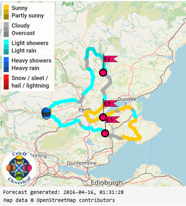 SunSpot map for Crieff Cloverleaf east, day 0