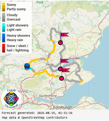 SunSpot map for Crieff Cloverleaf east, day 0