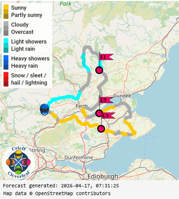 SunSpot map for Crieff Cloverleaf east, day 1