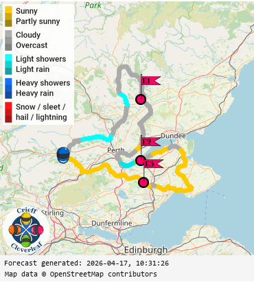 SunSpot map for Crieff Cloverleaf east, day 1