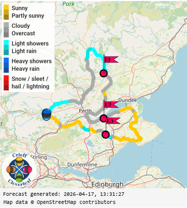 SunSpot map for Crieff Cloverleaf east, day 1