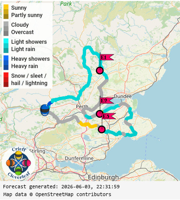 SunSpot map for Crieff Cloverleaf east, day 1