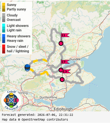 SunSpot map for Crieff Cloverleaf east, day 1