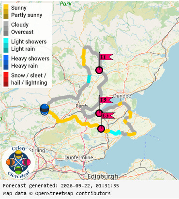 SunSpot map for Crieff Cloverleaf east, day 1