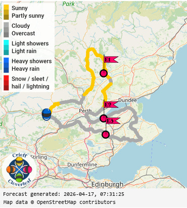 SunSpot map for Crieff Cloverleaf east, day 2