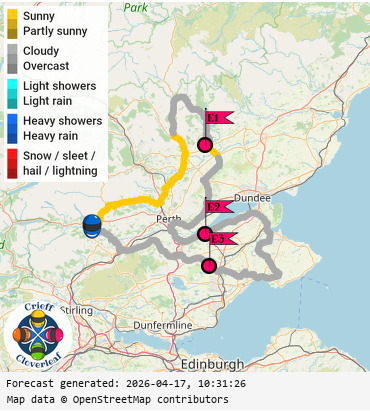 SunSpot map for Crieff Cloverleaf east, day 2