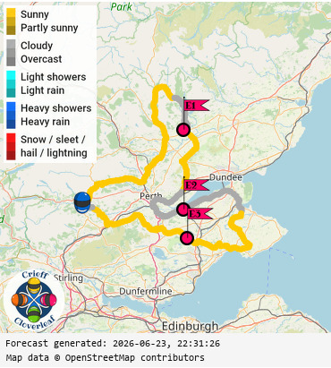 SunSpot map for Crieff Cloverleaf east, day 2