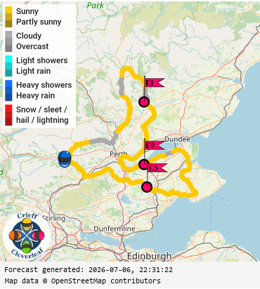 SunSpot map for Crieff Cloverleaf east, day 2