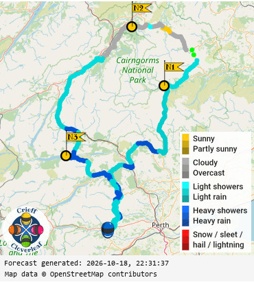 SunSpot map for Crieff Cloverleaf north, day 2