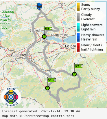 SunSpot map for Crieff Cloverleaf south, day 1