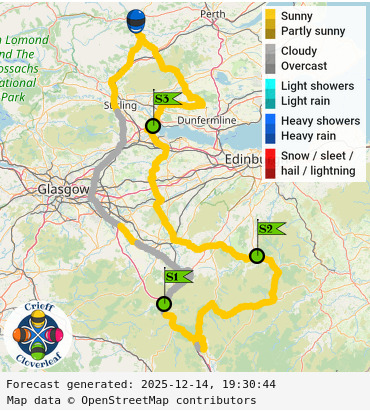 SunSpot map for Crieff Cloverleaf south, day 2