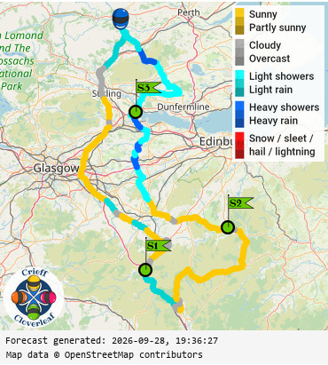 SunSpot map for Crieff Cloverleaf south, day 2