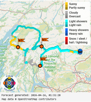 SunSpot map for Crieff Cloverleaf west, day 0