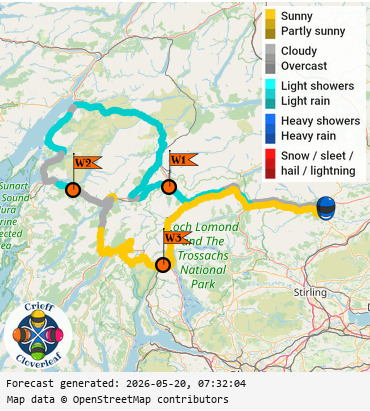 SunSpot map for Crieff Cloverleaf west, day 0