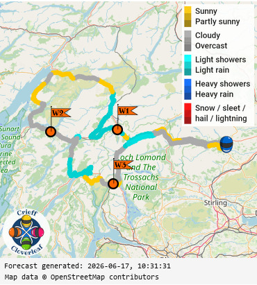 SunSpot map for Crieff Cloverleaf west, day 0