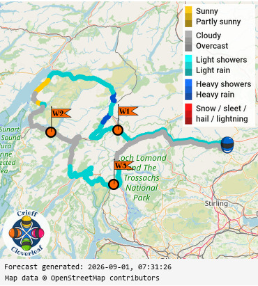 SunSpot map for Crieff Cloverleaf west, day 0