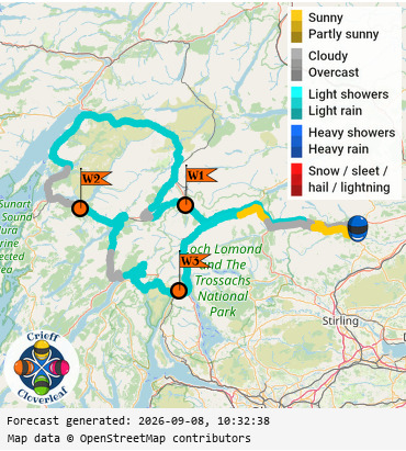 SunSpot map for Crieff Cloverleaf west, day 0