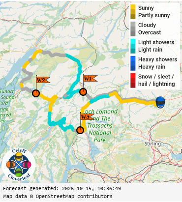 SunSpot map for Crieff Cloverleaf west, day 0