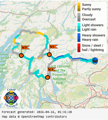 SunSpot map for Crieff Cloverleaf west, day 1