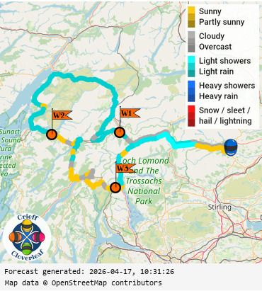 SunSpot map for Crieff Cloverleaf west, day 1