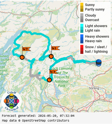SunSpot map for Crieff Cloverleaf west, day 1