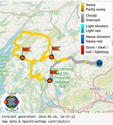SunSpot map for Crieff Cloverleaf west, day 1