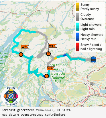 SunSpot map for Crieff Cloverleaf west, day 1