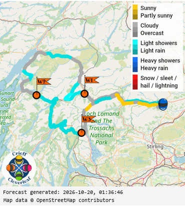 SunSpot map for Crieff Cloverleaf west, day 1
