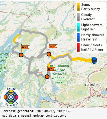 SunSpot map for Crieff Cloverleaf west, day 2