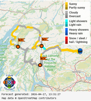 SunSpot map for Crieff Cloverleaf west, day 2