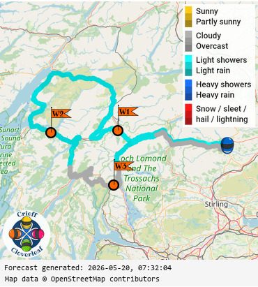 SunSpot map for Crieff Cloverleaf west, day 2