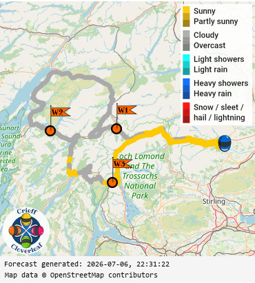 SunSpot map for Crieff Cloverleaf west, day 2