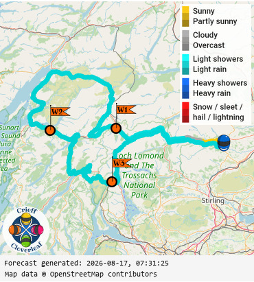 SunSpot map for Crieff Cloverleaf west, day 2