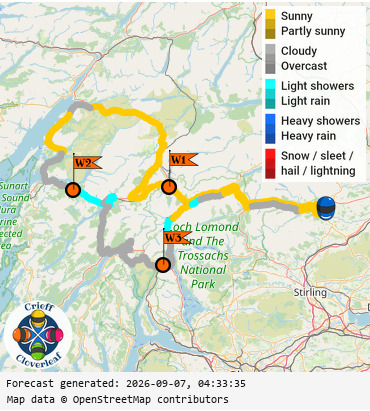 SunSpot map for Crieff Cloverleaf west, day 2