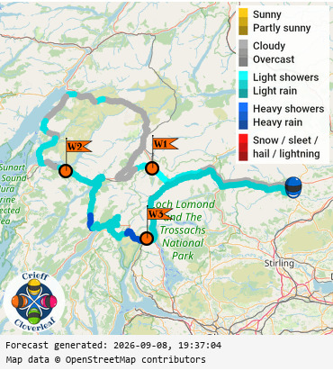 SunSpot map for Crieff Cloverleaf west, day 2